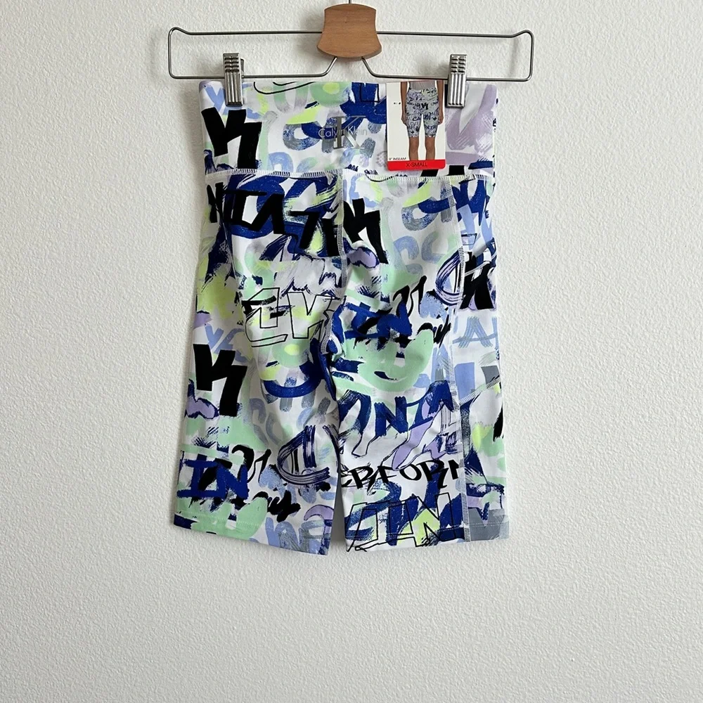 Calvin Klein Multicolor Activewear Bike Shorts Size XS - Picture 2 of 9
